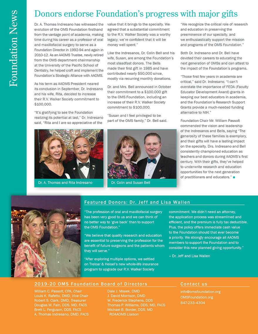 Foundation news page